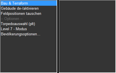 Die Auswahllisten